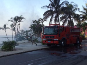 Maputos brandkår kommer till undsättning