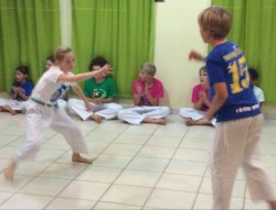 Chléa och Leo freestylar