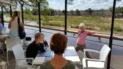 Lunchpaus på Skukuza-campen