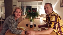 ...att vi skulle fira vår tioåriga bröllopsdag i Maputo, utan barnens sällskap dock 