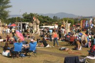 Publik och skulpturer