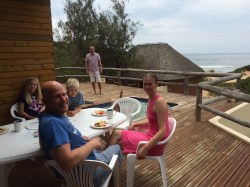 Vår terrass på Nascer do Sol