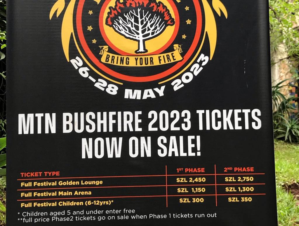 Bushfire 2023, biljetter nu till salu